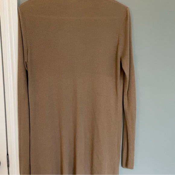 Theory Dorinsa O Honey Open Cardigan Duster Sweater - Picture 8 of 11